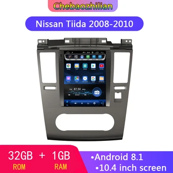 

10.4 inch Android 8.1 For NISSAN Tiida 2008-2010 Multimedia Stereo Car DVD Player Navigation GPS Radio Wifi bluetooth 32GB