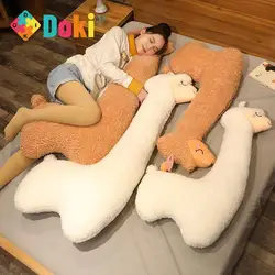 75cm Lovely Alpaca Plush Toy Soft Stuffed Sleeping Pillow Japanese Alpaca Throw Cushion Dolls Home Bed Decor Gifts