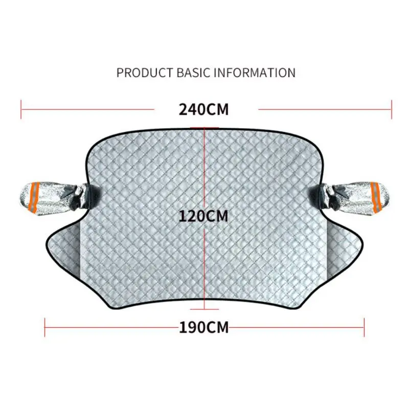 Автомобильный ветровой экран, магнитный автомобильный экран на окно, мороз, лед, Большой Снежный пылезащитный экран, защита от солнца, чехол для автомобиля