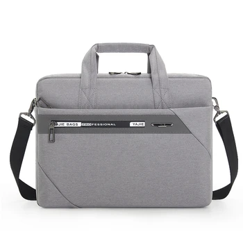 

Men Oxford Fabric Waterproof Business Briefcase 14 Inch Notebook Case Large Capacity Men Bag Document Bag Black Blue Gray