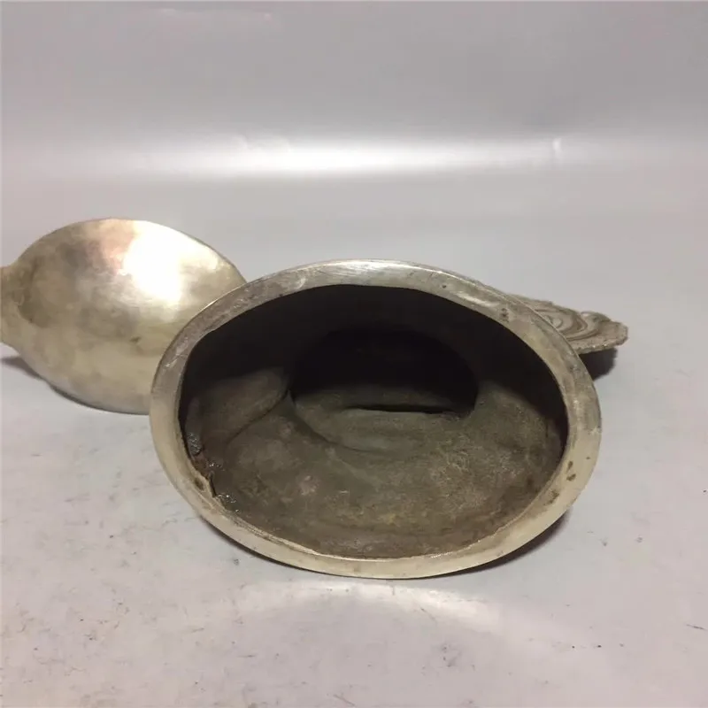 Китайская бронзовая резьба Тибетский Серебряный Феникс подсвечник статуя животного подсвечник фэншуй украшения благоприятный подарок