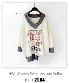 H.SA Women Winter Sweaters Long SLeeve Crew Neck Pink Pullover and Sweater Polka Dots Bow Sweaters Kawaii Knitwear Tops