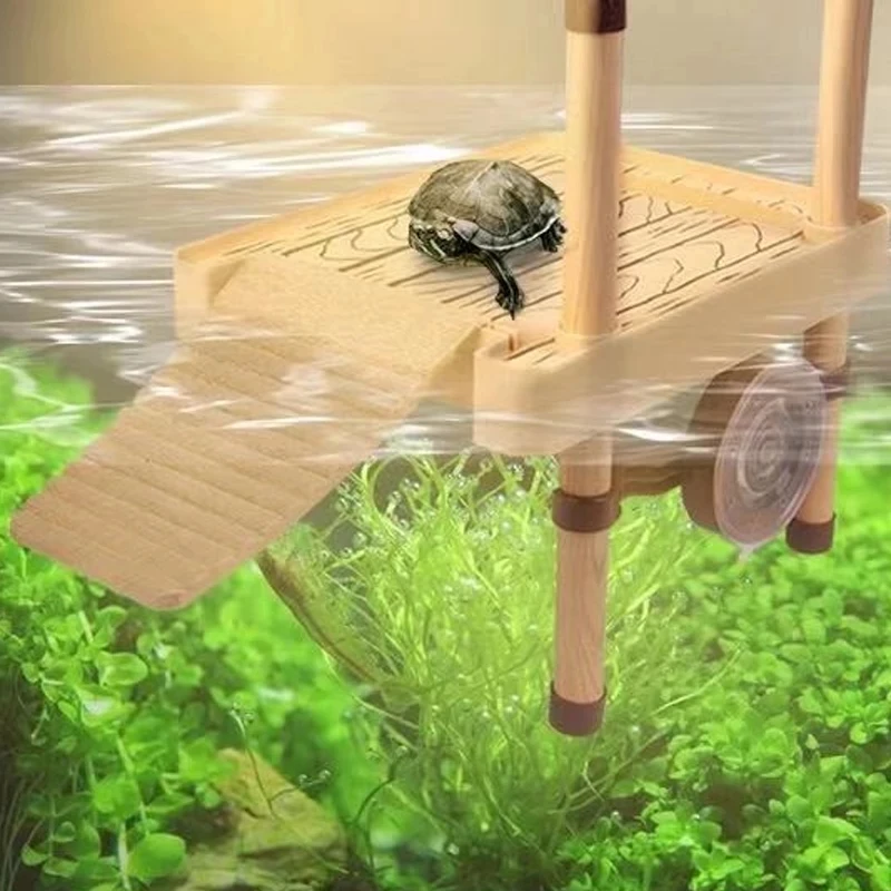 Fish Tank Ornaments Fish Tank Decorations Aquarium Ornaments Tortoise terrace Brazilian water turtle Floating island turtle tank Aquarium floating terrace Tortoise floating platform