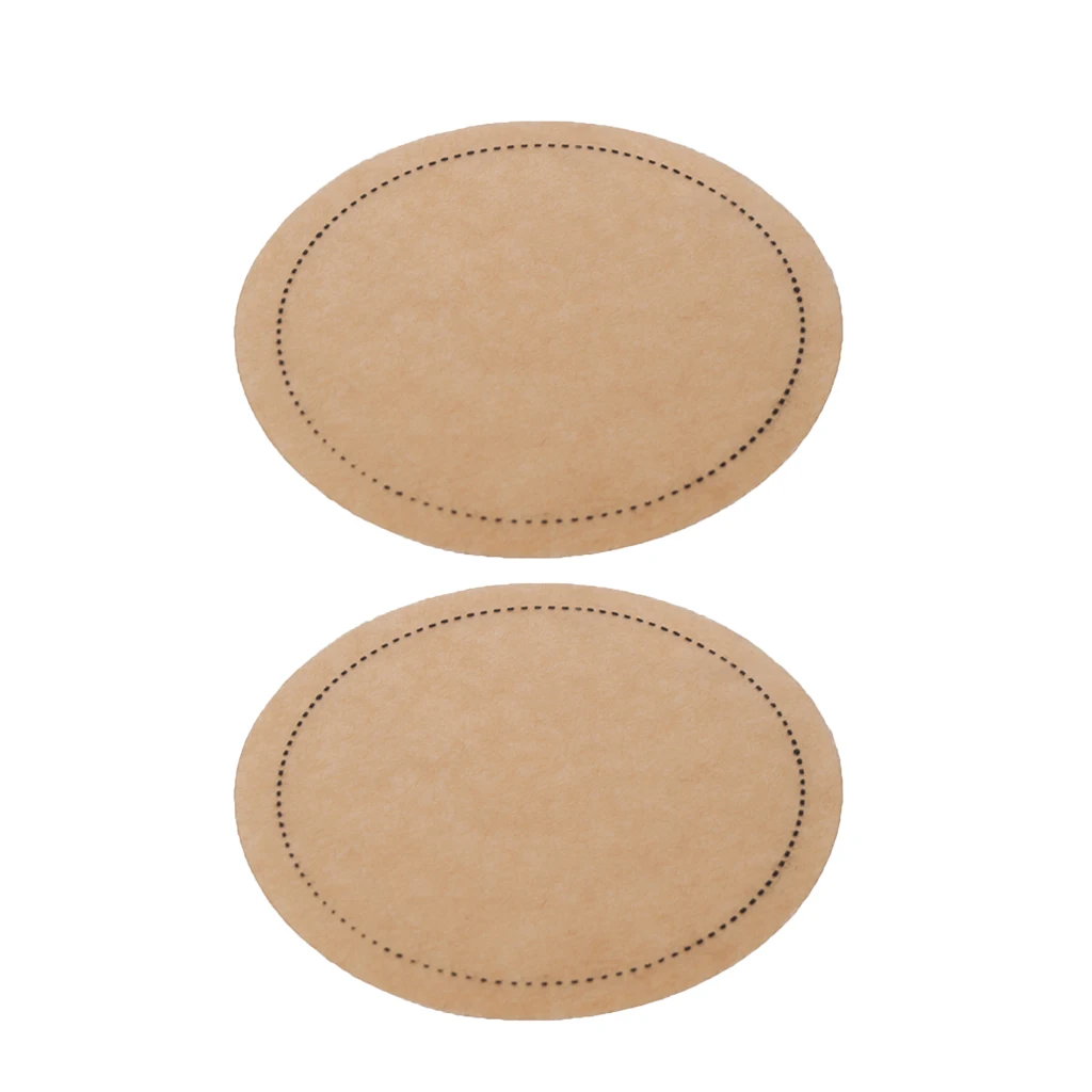

2pcs Drum Patches Drum Kit Head Skin Protection PVC Dia. 64mm/2.5inch Beige