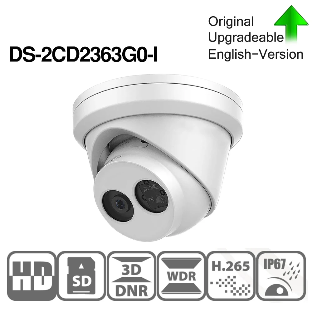 Предварительная продажа Hikvision DS 2CD2363G0 I оригинальная 6мп камера H.265 распознавание