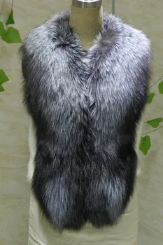 

mink vest women fox fur collar vest female Keep warm, fashion able, real fur vests for women Cross mink real fur sleeveless