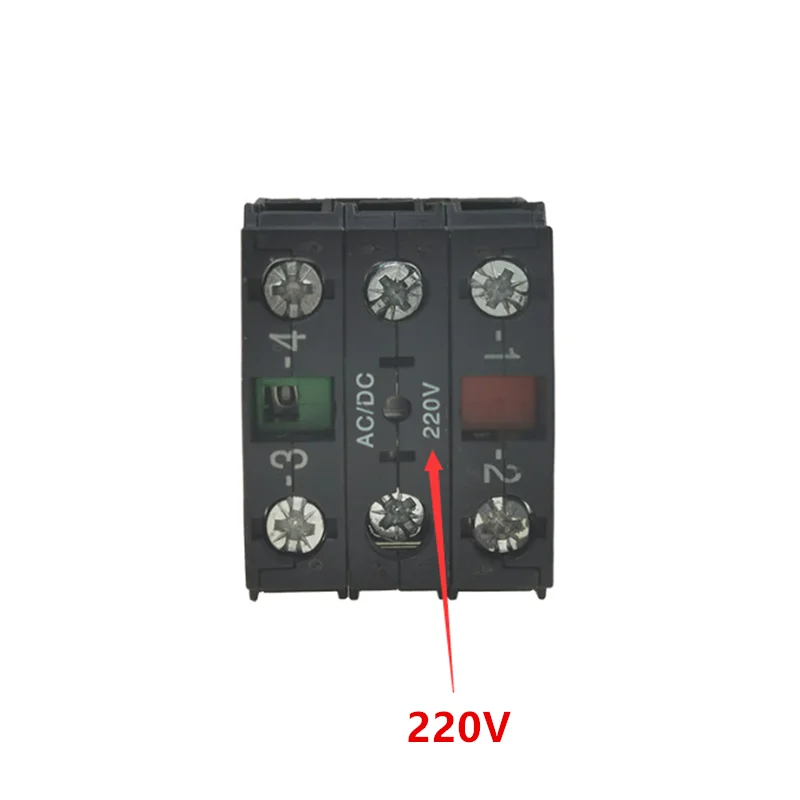 com botao da lampada la115 a verde vermelho 24v 220v interruptor 05