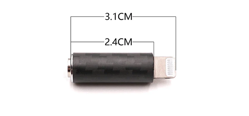 c100 без потерь кабель-удлинитель для наушников lightning до 3,5 мм адаптер для iphoneexr/X/6 S/7/7 P/8/8 P/XS/XSMax T1116