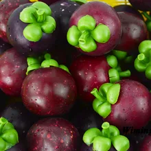 Artificial Mangosteen model Simulation Fruit Fake fruit Home Party Garden Decor teaching Photography sketch props