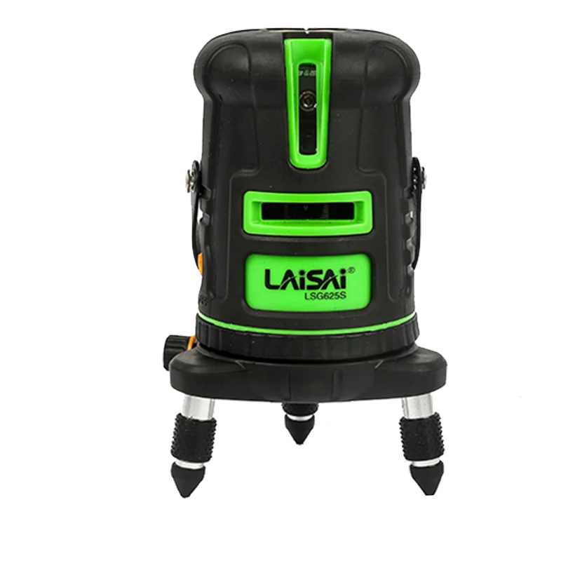 

5 lines Laser Spirit Level Green Light High Precision Portable Indoor And Outdoor Wall Sticker Omnidirectional Decoration Caster