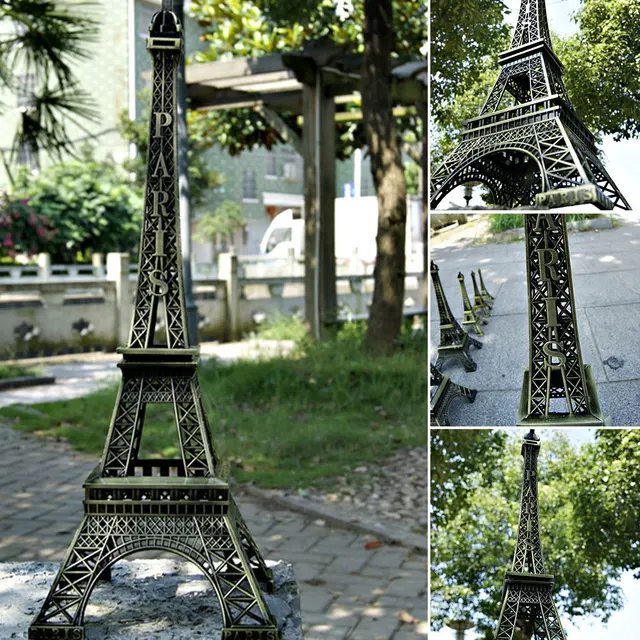 Eiffel -Torony Otthoni Greden Bútorok Díszek France Tower Metal Crafts Építési Modellje A Párizsi Torony Dekorációkról - Image 4