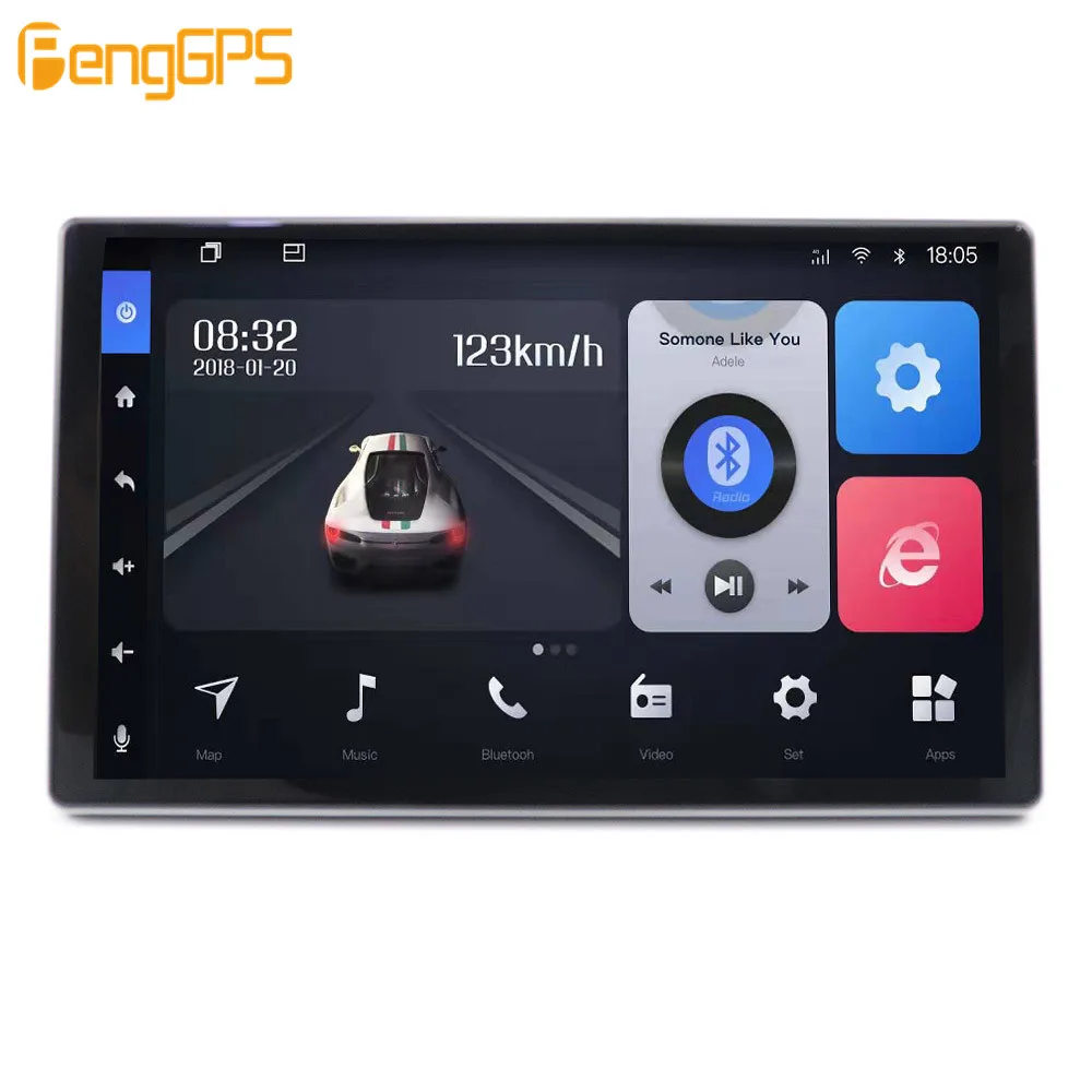 10," Встроенный DSP 2 Din Tesla Android 8,1 4+ 64 ГБ Автомобильный мультимедийный плеер радио нет DVD плеер gps навигация встроенный модуль 4G