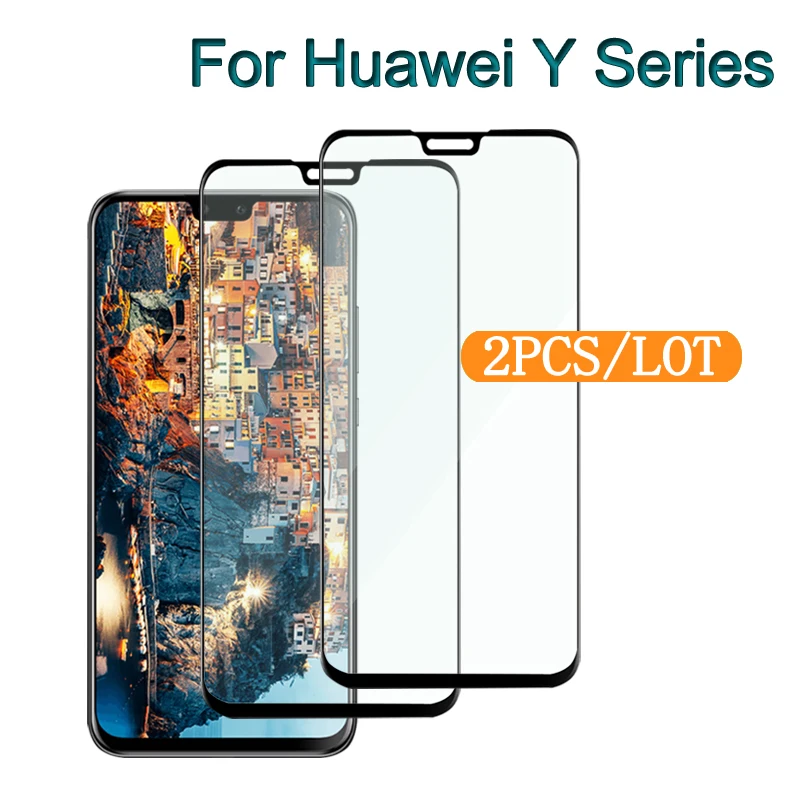 2 шт. HD закаленное Стекло для huawei Y6 Y7 Pro 2019 Y5 Y9 2018 Prime полное покрытие Экран