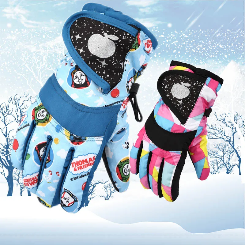 Kufun перчатки для катания на лыжах Зимние спортивные детей Детские теплые