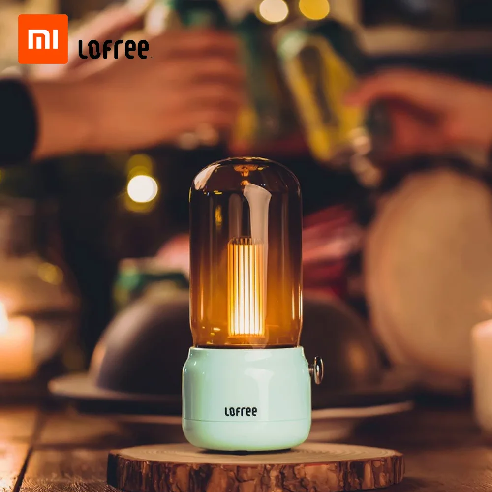 Xiaomi Mijia Lofree CANDLY Ретро светильник зарядка через usb/Подставка для зарядки двух светильник режимов теплый как никогда теплые окружающие ощущения