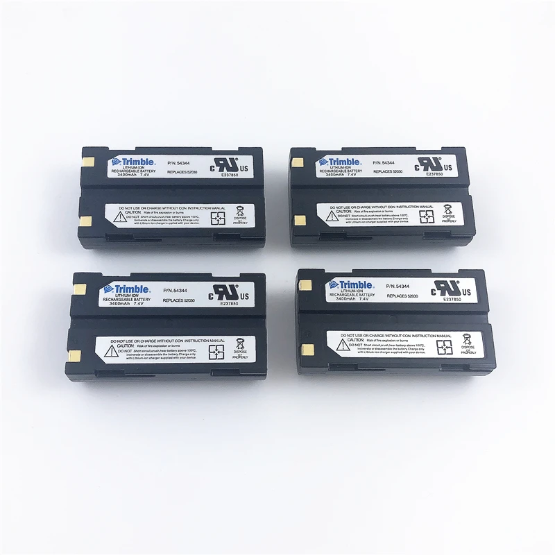 4 шт. Trimble 3400 мА/ч, Батарея 54344 для Trimble 5700 5800 R7 R8 5344 MT1