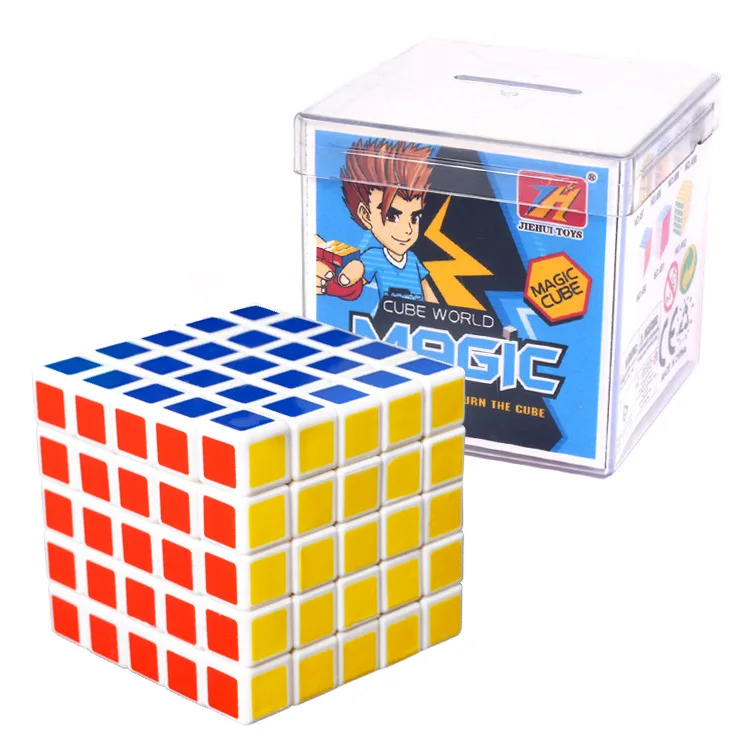 

Thermal Transfer Hole-Adhesive Paper Smooth Solid Color Five Order Magic Cube Relaxation Students Game Only Toy
