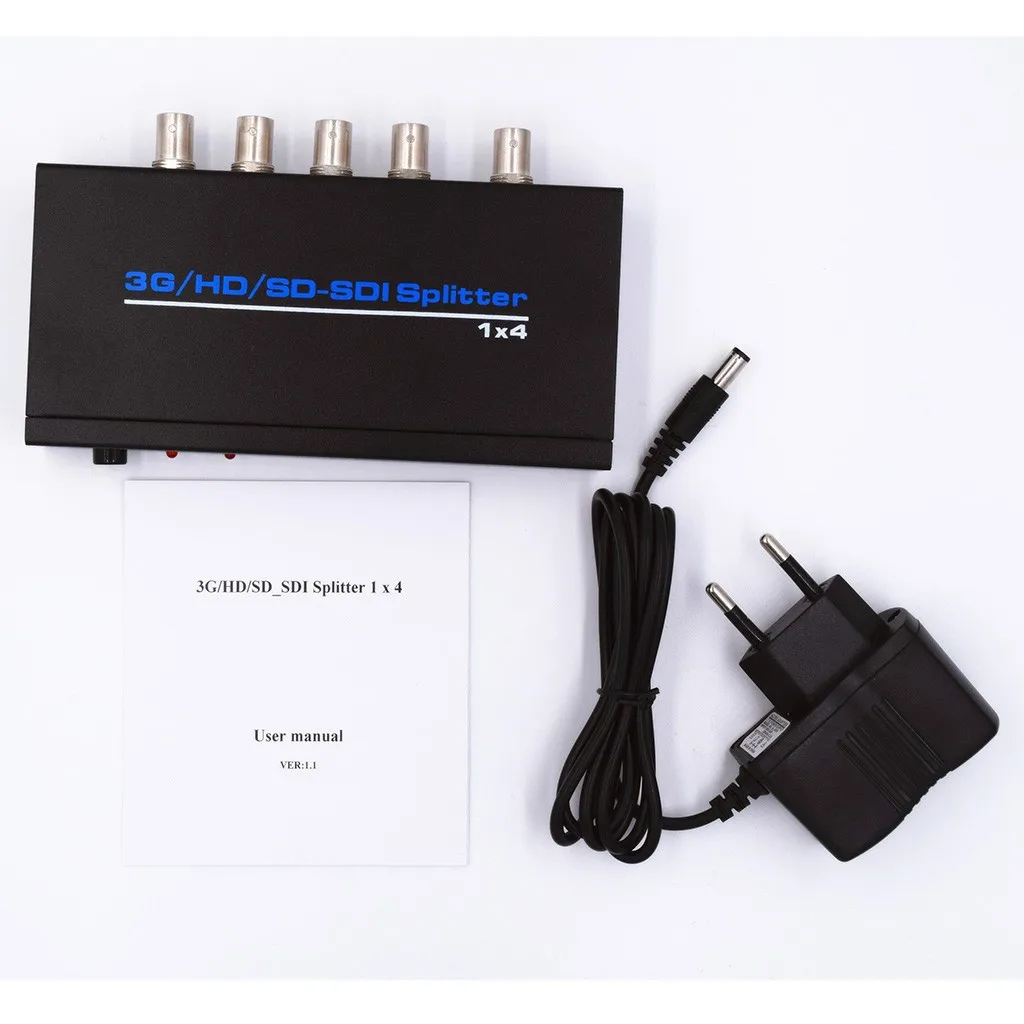 EU NK-S114 разветвитель один в и четыре выхода SD/HD/3g SDI 1x4 - Цвет: EU