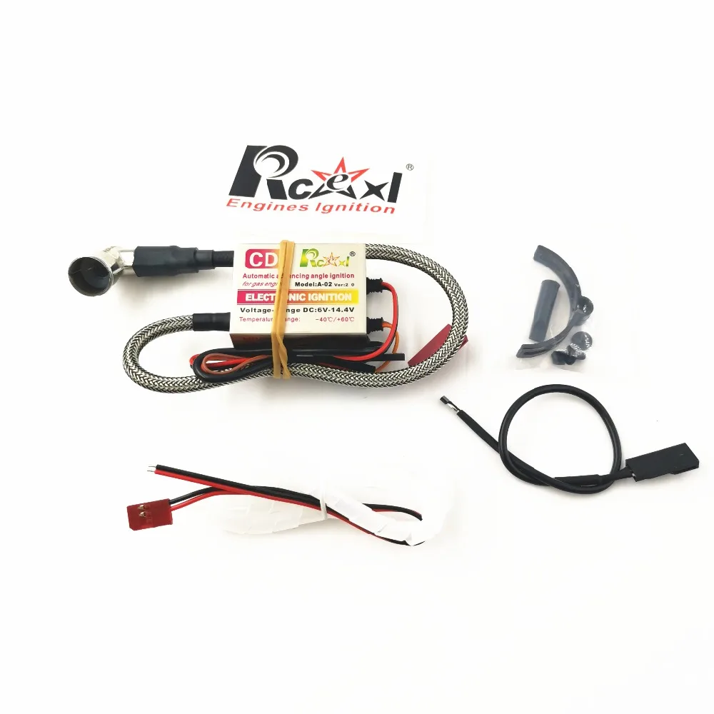 Rcexl Зажигание CDI с CM6 свечей зажигания для RC Самолет газ бензиновый двигатель