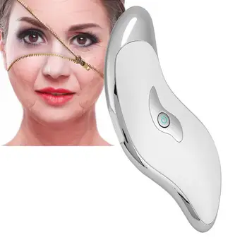 

Jade Roller Microcurrent Electric Facial Scraper Massager Face Lifting Firming Beauty Scraping Instrument Face Care