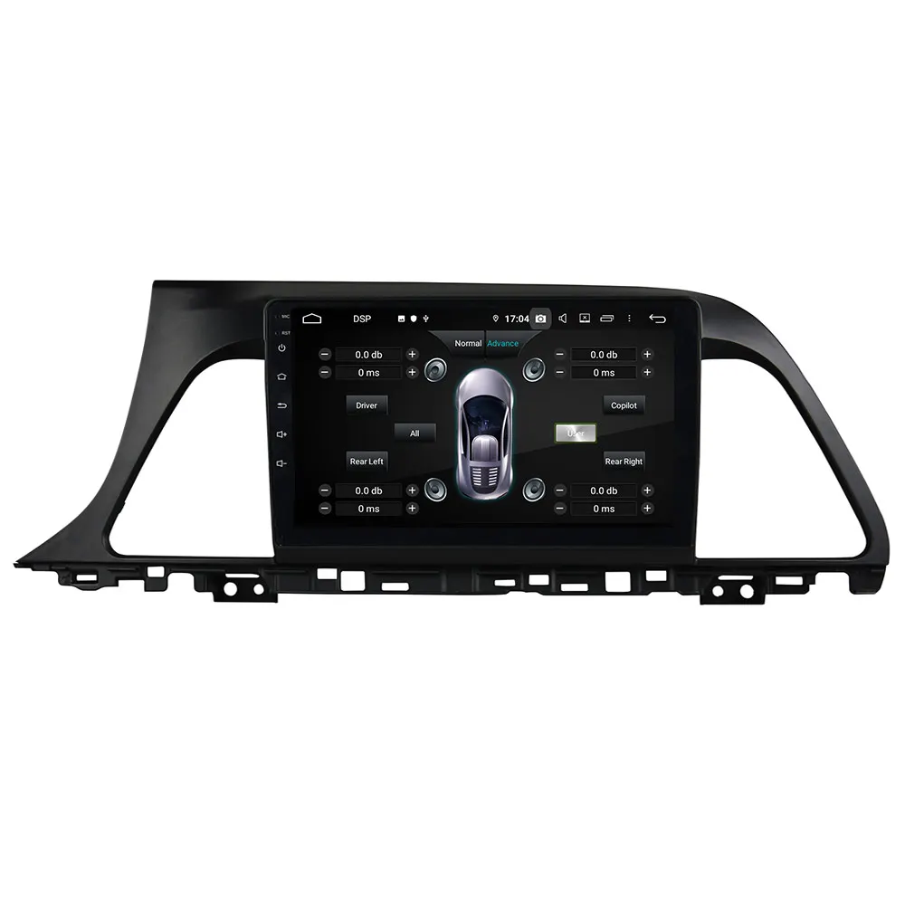 Excellent Android 9 8 Core With DSP For HYUNDAI SONATA 2015-2017 Car radio video player Multimedia GPS navigation accessories No dvd 2 din 2