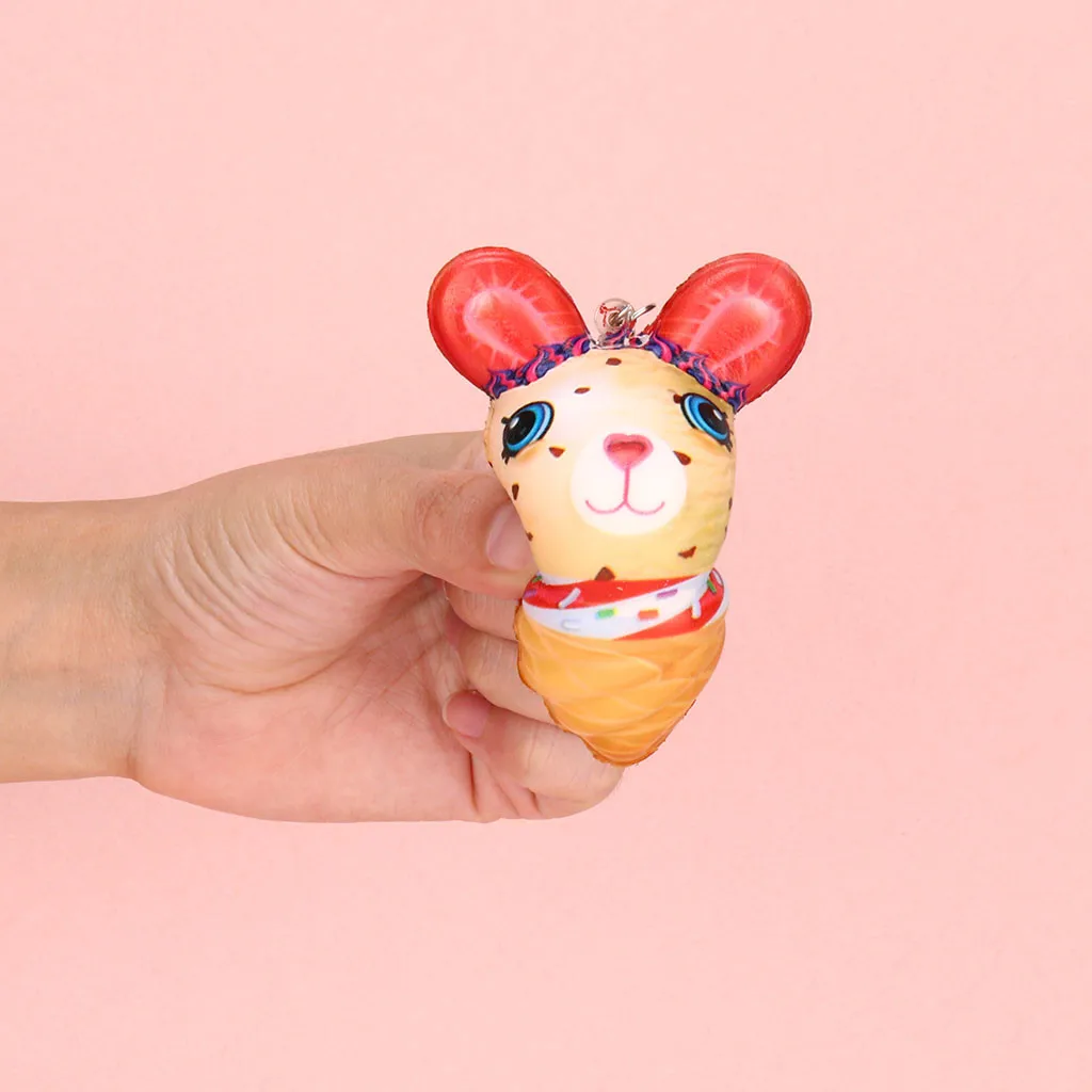 

Sequashi Ice Cream Rabbit Pendant Scented Charm Slow Rising Collection Stress Reliever 5 x 5 x8cm 8.24
