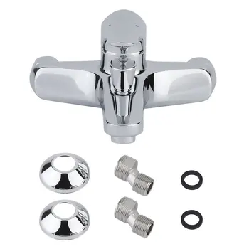 

Wall Mounted Bath Faucet set Durable Chrome Plated Tap JOMOO Faucet Hot And Cold Water Tap Bathroom Accessories Free Shipping
