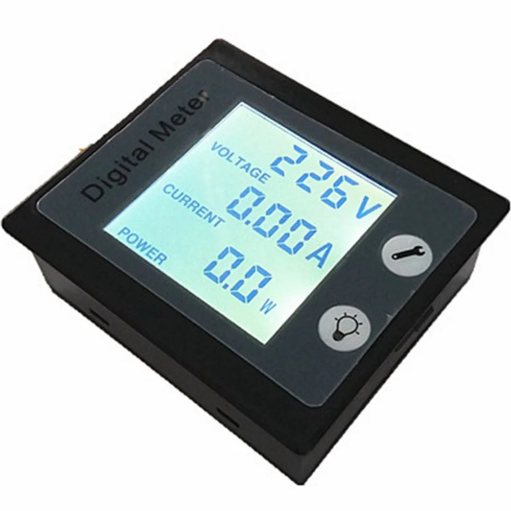 AC 80 260 В 100A ЖК дисплей Цифровая панель дисплея Вольтметр Амперметр Мощность
