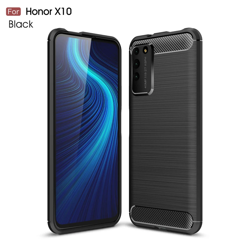 Чехлы для Huawei Honor X10 9X 8X 8C 9C 9S 9A противоударные мягкие матовые прочные силиконовые