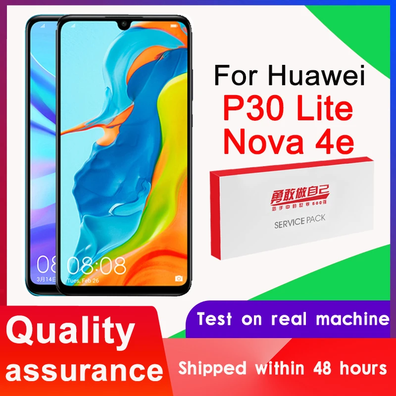 2312--1080 Display Huawei P30 Replacement Digitizer Touch-Screen MAR-LX1 Lite/nova 