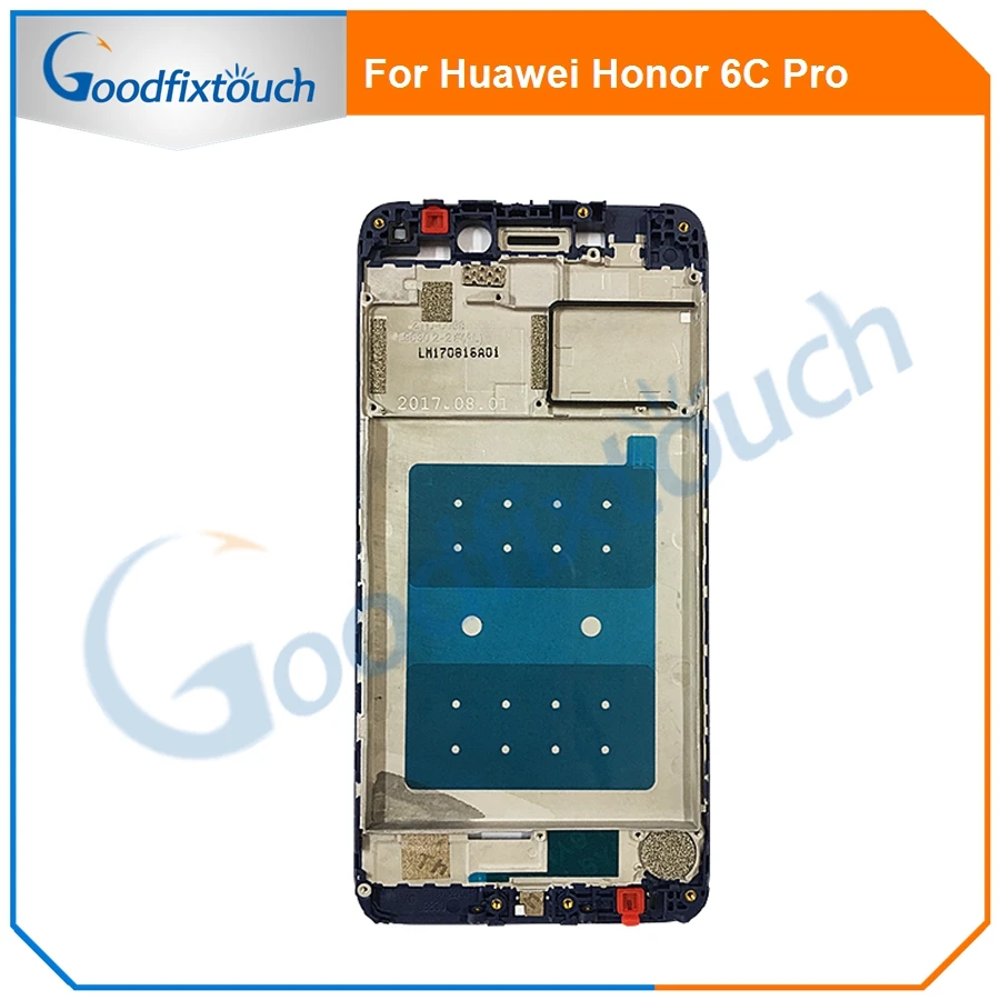 ЖК Лицевая панель для Huawei Honor 6C Pro передняя рамка Шасси Средний Корпус рамка+ клейкая наклейка запчасти