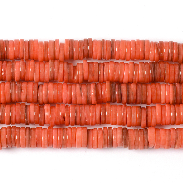 Shell Beads Smooth Loose Spacer Bead for Jewelry Making DIY Charm Bracelet Earrings Handmade Craft Accessories 6/8mm