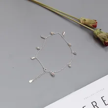 Корейский стиль Милый Колокольчик ножной браслет женские крутые корейские Стильные Модные цилиндрические Висячие бусины Круглый бисер элегантные ножные украшения Orn