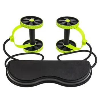 

Abdominal Wheel Home Abdominal Muscle Wheel Fitness Wheel Roller Mute Drawstring Multi-function Slimming Abdominal Device