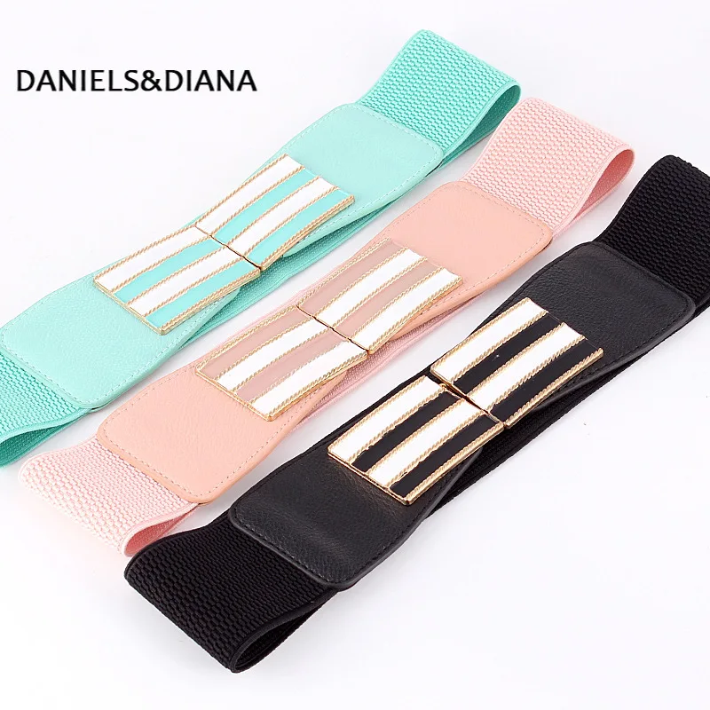 

2020 Fashion Korean-Style Girls' Decorative Belt Elastic Girdle Skirt All-match Elastic Candy-Colored Belt