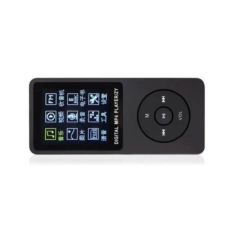 Mp4 портативный музыкальный плеер Mp4 медиа Slim1.8 дюймов сенсорные клавиши FM радио видео Поддержка TF карта