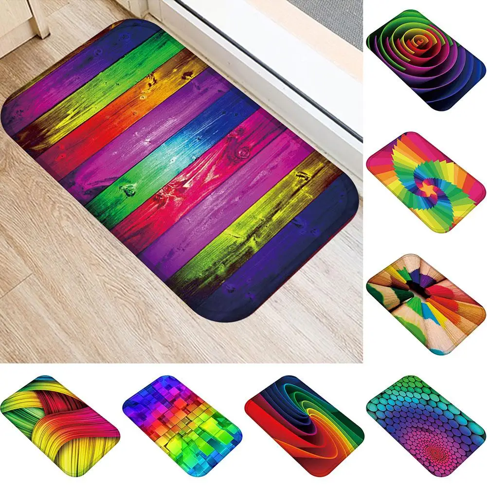 Bright Color Floor Mats for Living Rooms Soft Floor Mat Anti slip Doormat for Entrance Door