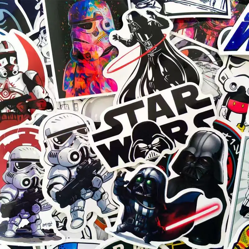 50pcs Star Wars Stickers bomb Creative Car Skateboard Laptop Phone Decal Sticker kids toys