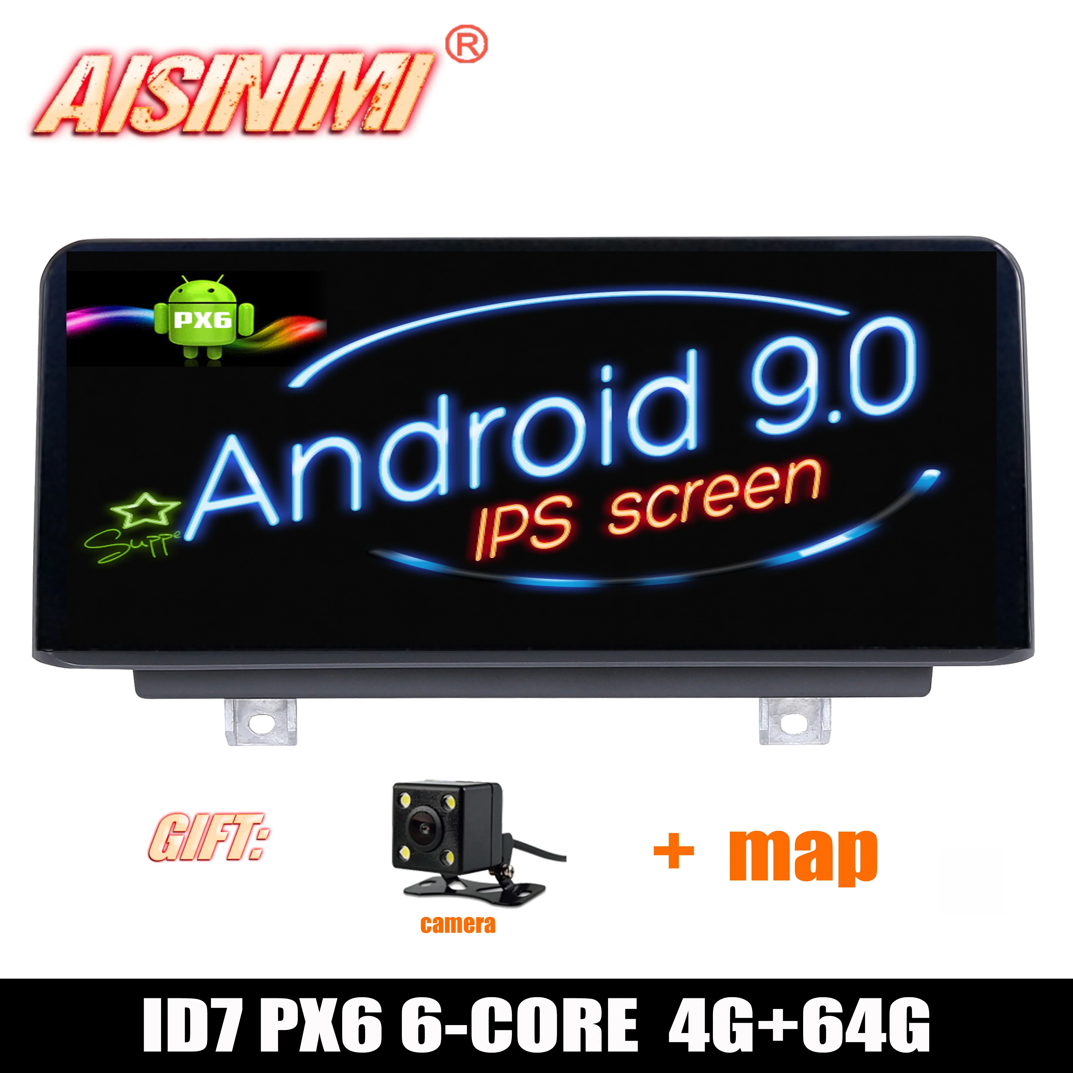 Android 9 0 ID7 автомобильный Dvd Navi плеер для BMW 1 серии F20/F21 2 F23 Cabrio 3 F30 аудио gps стерео