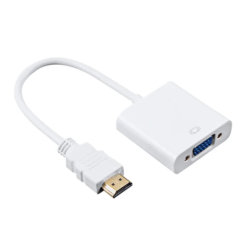 С 3,5 мм аудио порт для ПК ноутбука планшета 1080P HDMI мужчин и VGA Женский адаптер конвертер