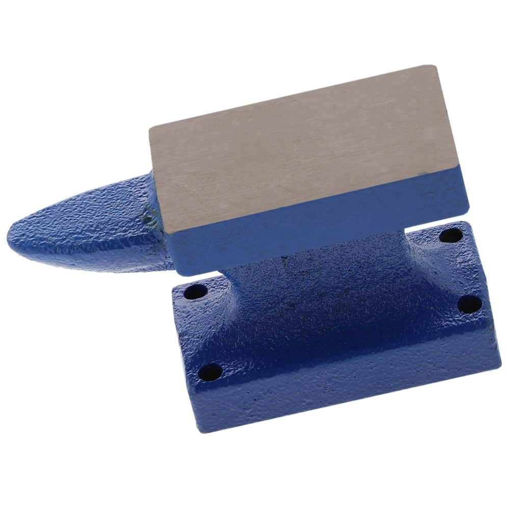 Horn Anvil Steel Block Jewelry Making Bench Tool Mini Forming Metalworking 6x3.3x9cm hot high hardness steel doming dapping block square punch forming shaping tool for jewelry making