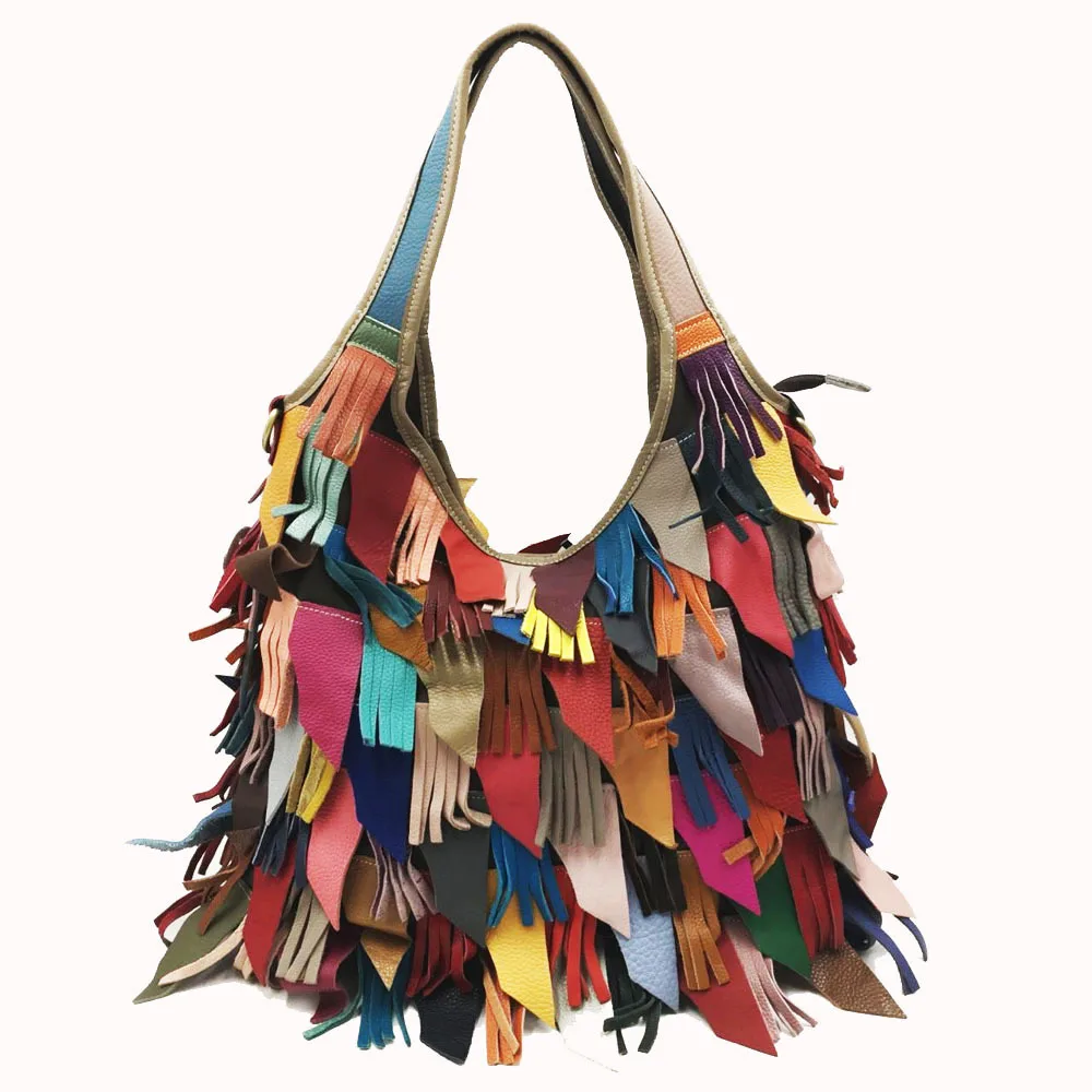 

2019 WOMEN'S Leather Bags Leather Bag Crossbody Bag Mixed Colors Europe And America Women's WOMEN'S Bag Large Size Color 588