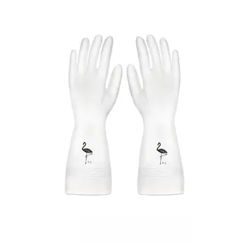 

Housework thick section Kitchen dishwashing laundry latex durable rubber gloves waterproof