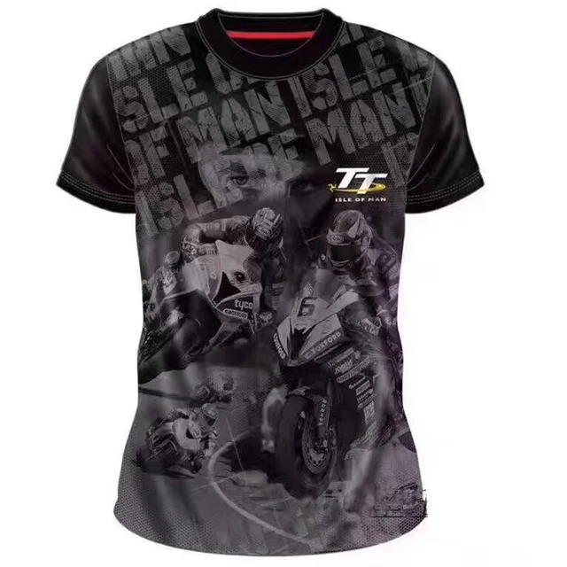 

2018 motorbike ISLE OF MAN TT T-Shirt Team Racing Road Race Off-Road MX ATV Quick-Dry T-Shirt Motorcycle sports clothes