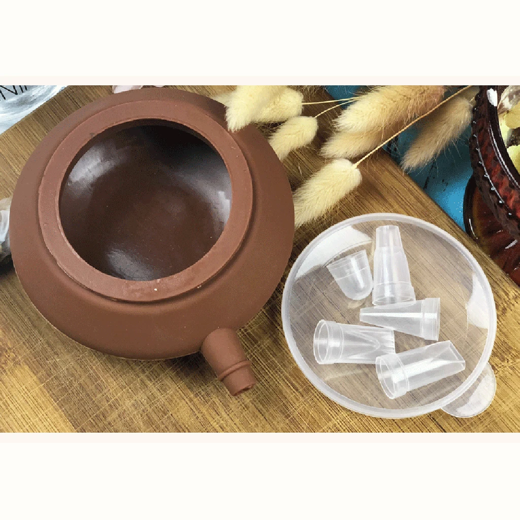 Pack 5 Nozzles Decorating Silicone Piping Icing Bag Pen Macaroon Nozzle Tips