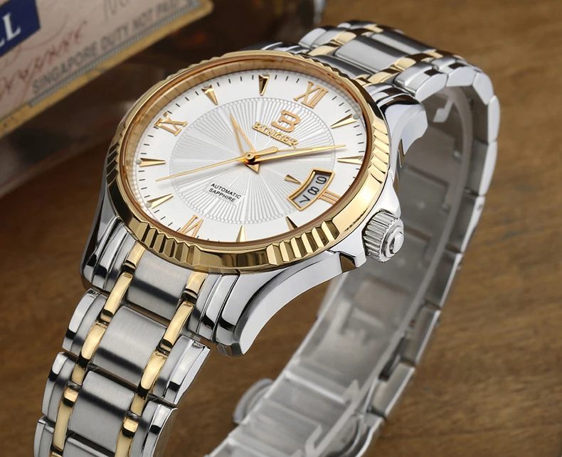 Швейцарские мужские часы БИНГЕР часы для мужчин люксовый бренд часы для мужчин Япония MIYOTA Авто Механические Move для мужчин t relogio masculino B5011-3