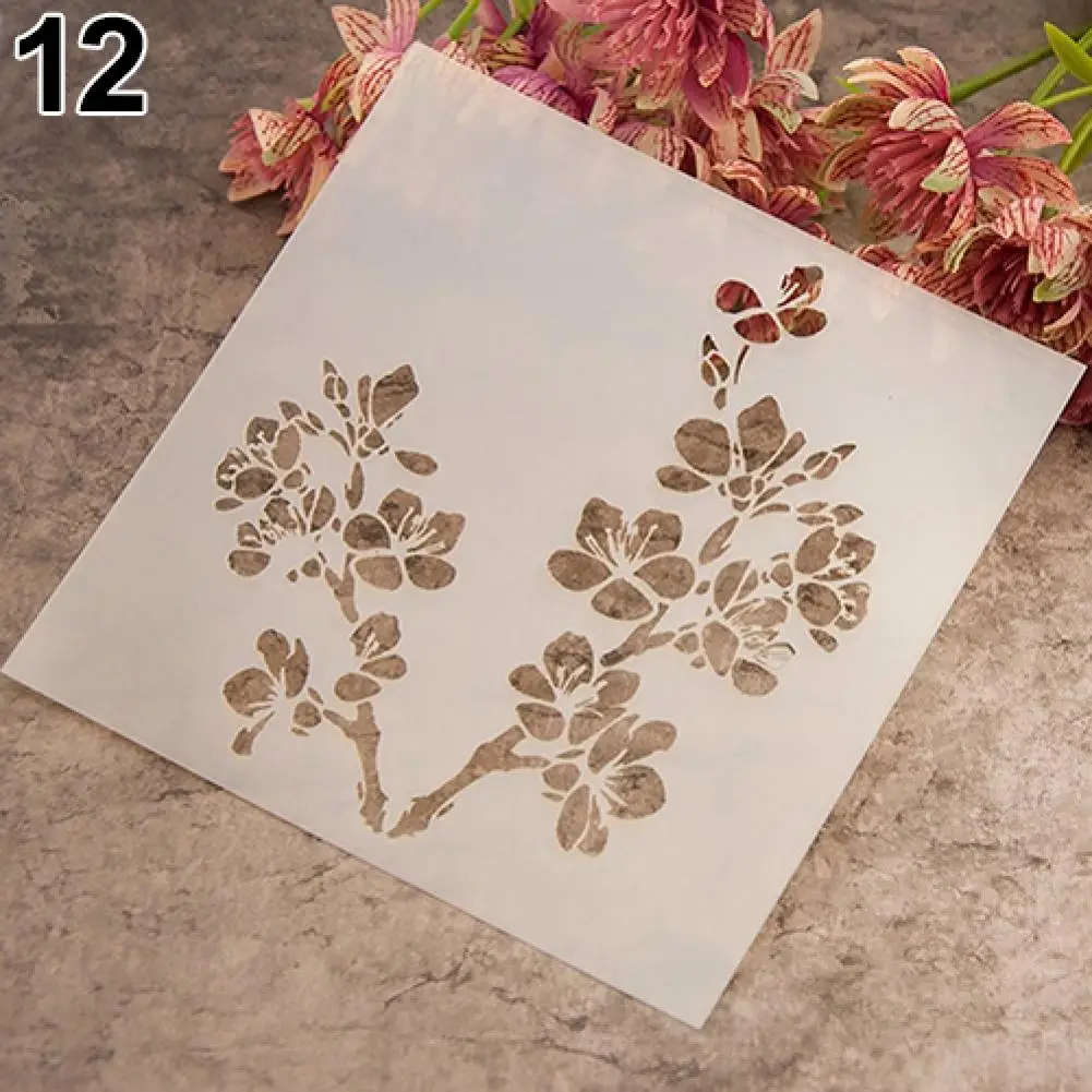 Fashion Painting Template Stencil Scrapbooking Album Cake Coffee DIY Art Decor Cake Decor Kitchen Creative Supplies Tool images - 6