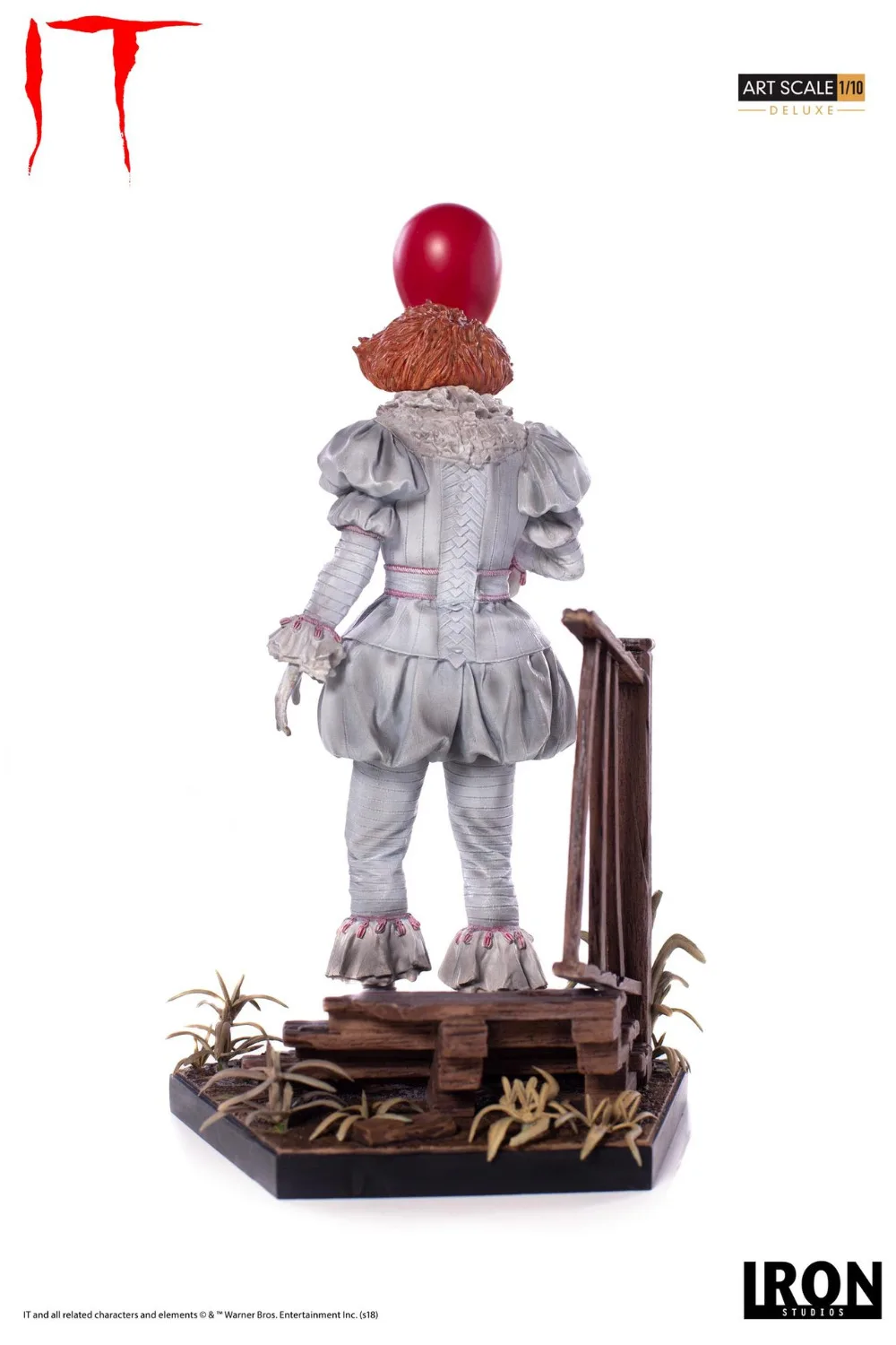 Это Pennywise Joker 1/10 IT Stephen King's Wise Deluxe Edition статуя(с оригинальной основой сцены) Коллекция фигурок из ПВХ Модель игрушки
