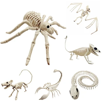 

Terror Halloween Skeleton Ornament Simulation Animal Skeleton Model Festival Party Accessories Room Escape Holiday Tricky Gadget