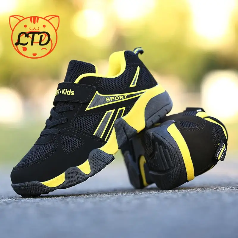 Herfst Kinderen Sport Schoenen Jongens 2020 Ademende Running Sneakers  Kinderen Buiten Travelling Lederen Schoenen Maat 28 Tot Maat  41|Sportschoenen| - AliExpress